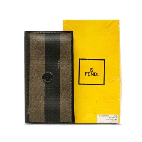 fendi pequin wallet|Fendi nappa wallet.